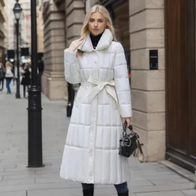 2023 giacca invernale impermeabile da donna cerniera allentata lunga Parka giacca piumino in cotone femminile addensare giacca c