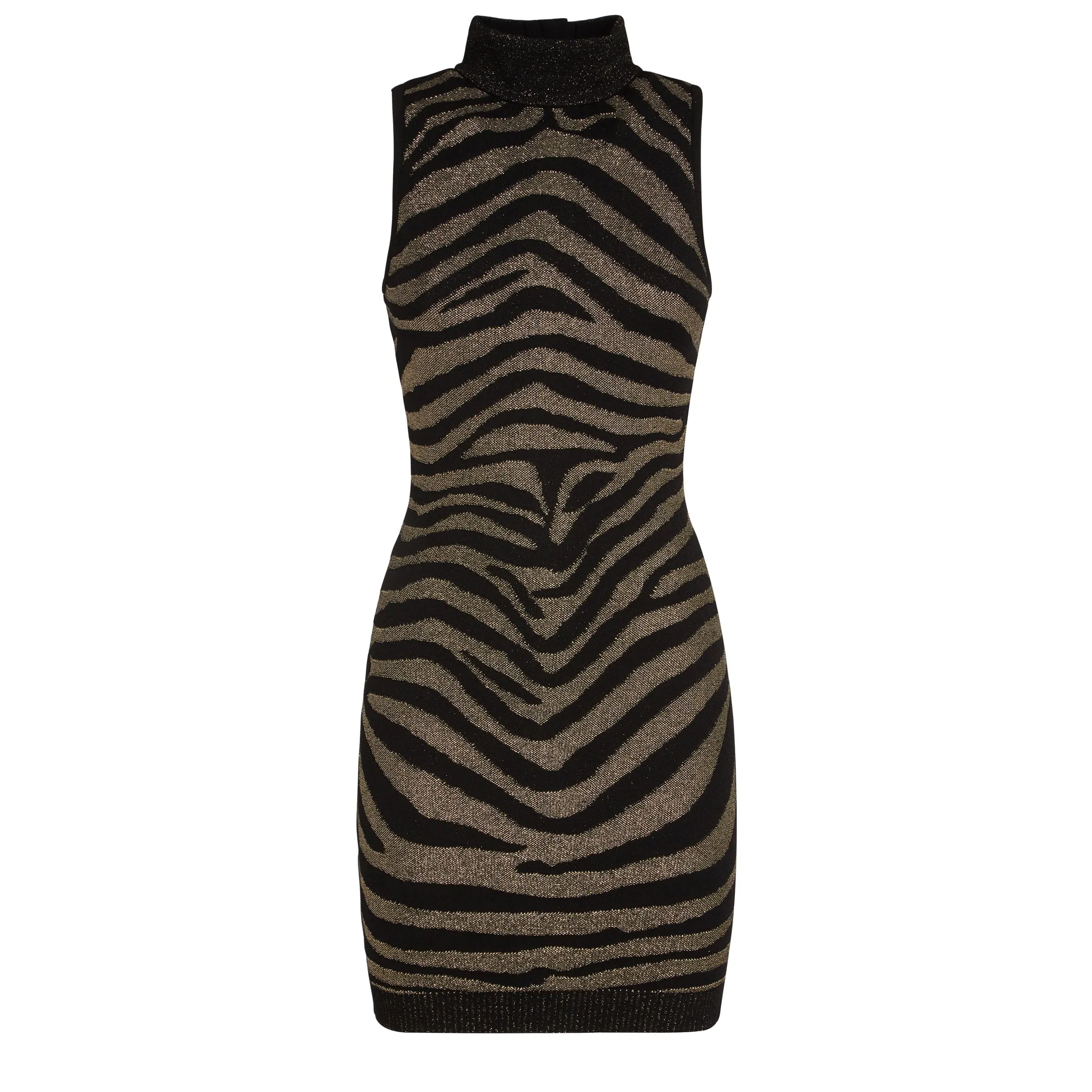 BALMAIN  Mini abito in maglia multicolor