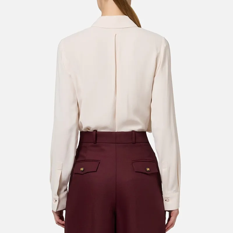 Camicia Elisabetta Franchi in georgette Donna
