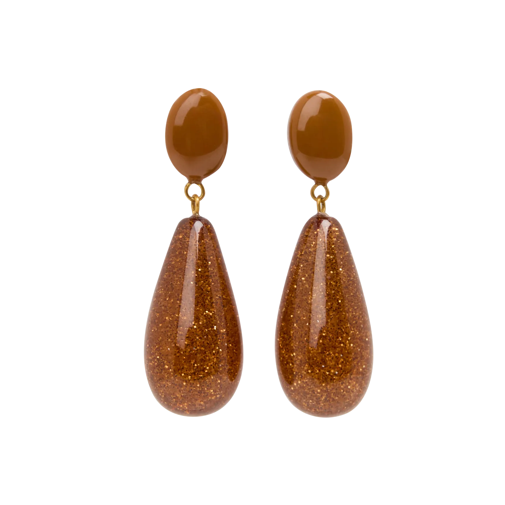  FEEKA   GALLIA - Orecchini a lobo anelli | Beige