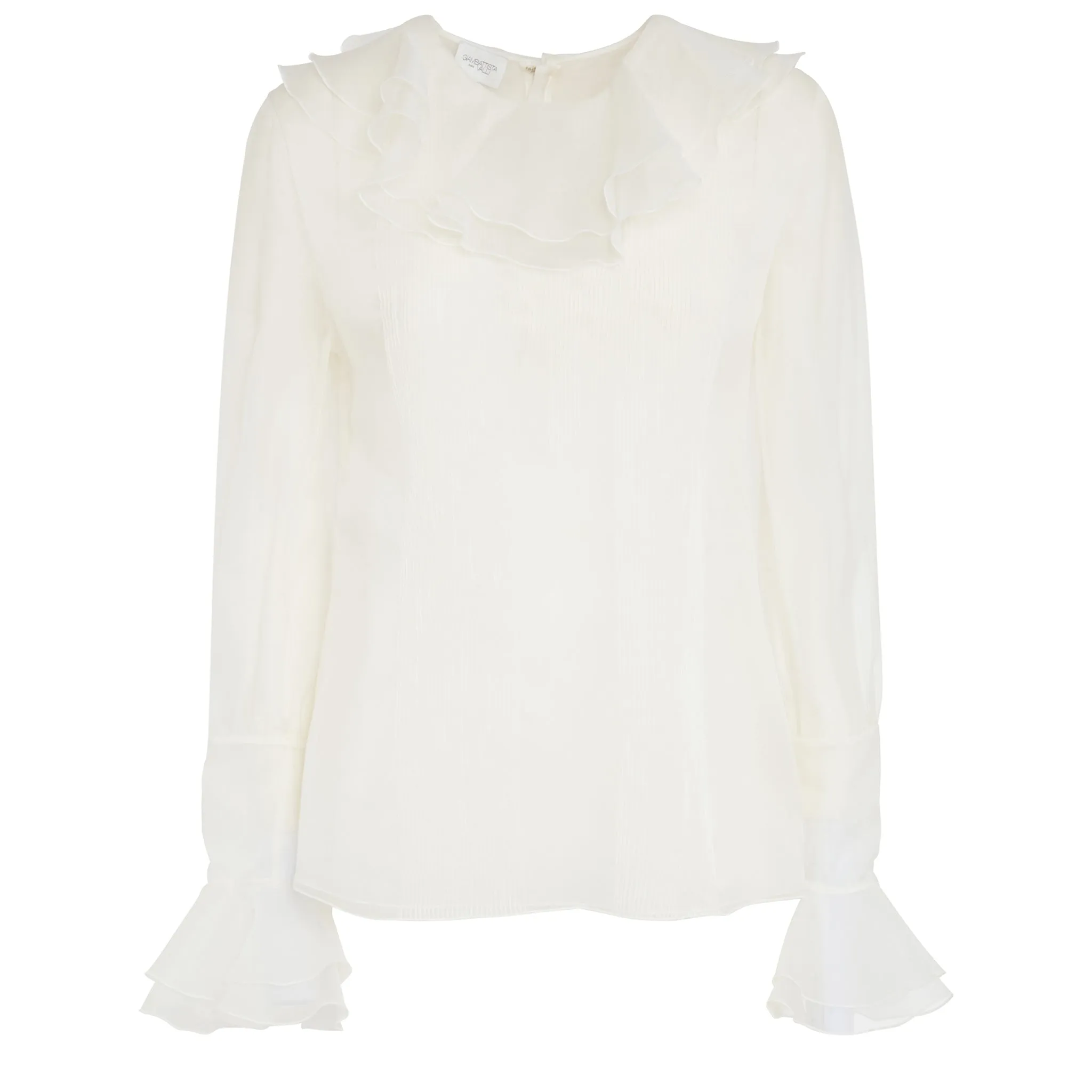 GIAMBATTISTA VALLI  Camicia in seta bianca