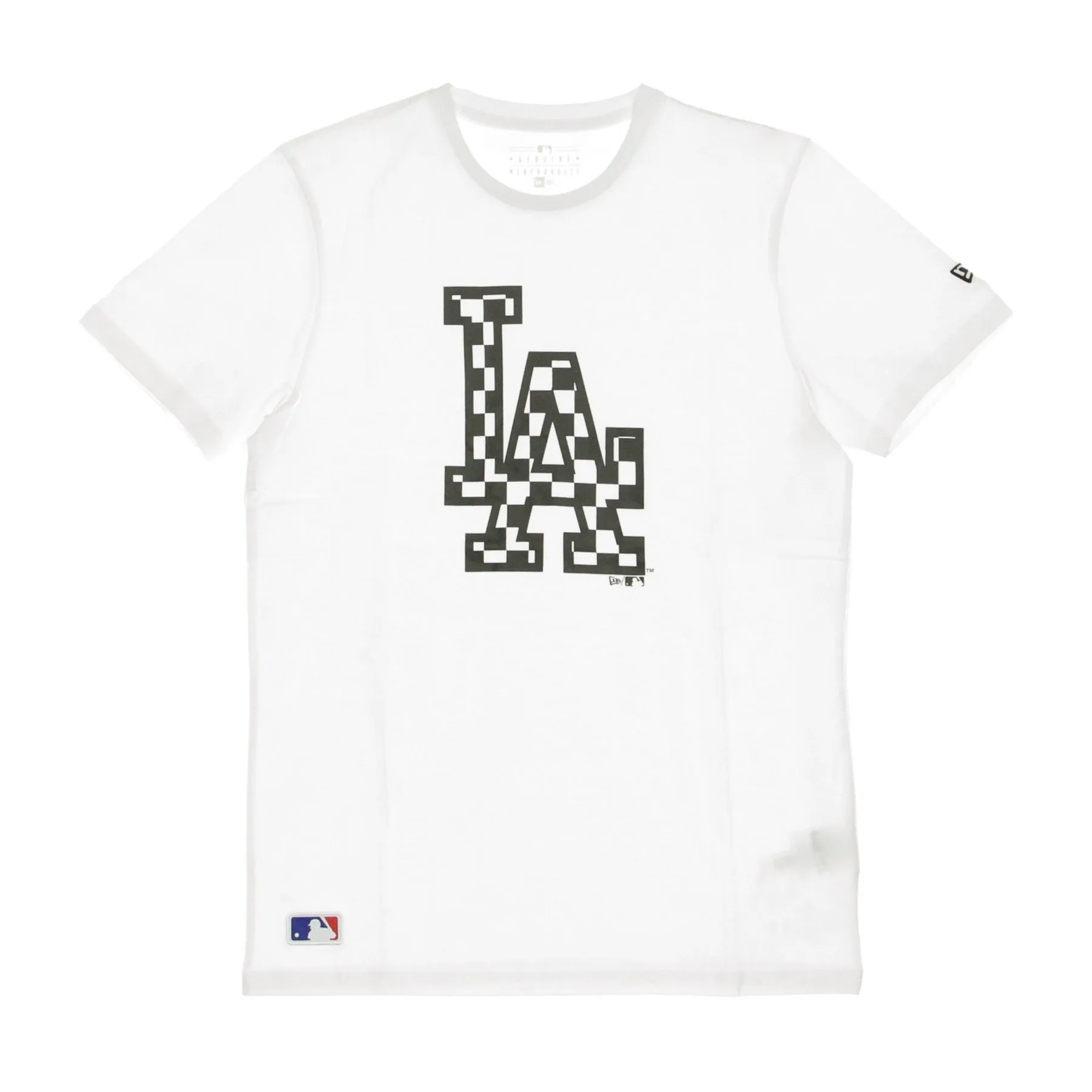 Maglietta Uomo Mlb Infill Logo Tee Losdod White/black