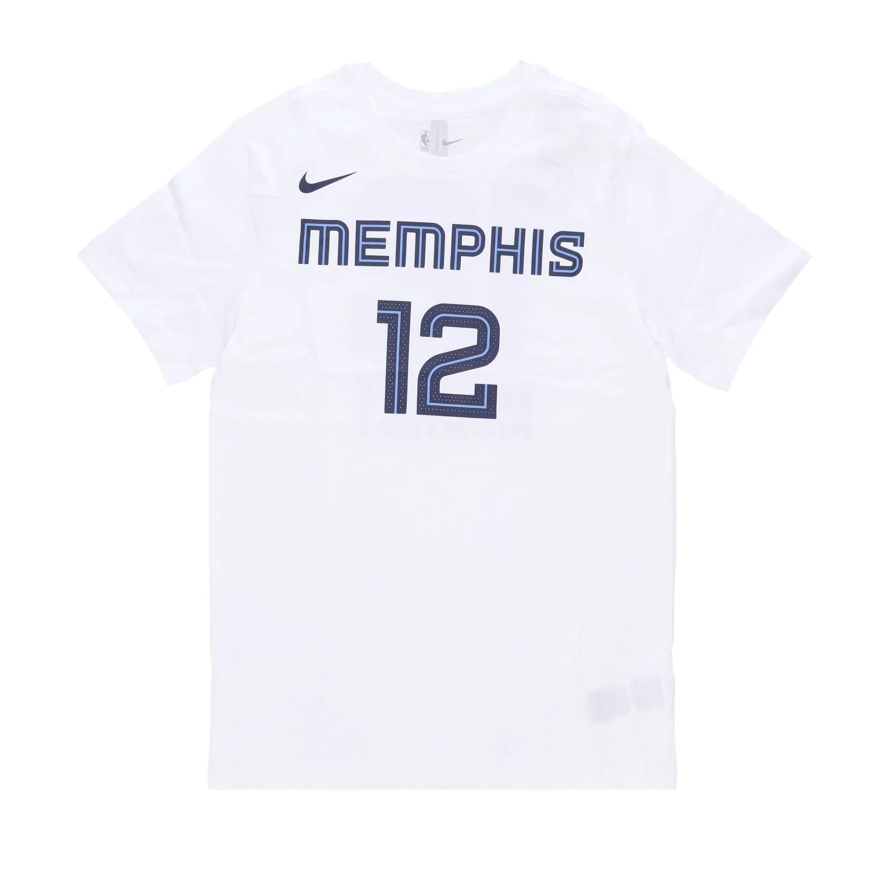 Maglietta Uomo Nba Essential Tee No 12 Ja Morant Memgri White