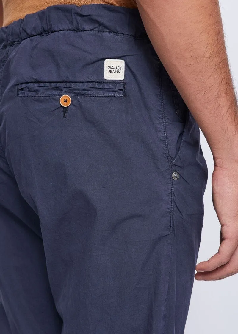 Pantaloni in cotone stretch