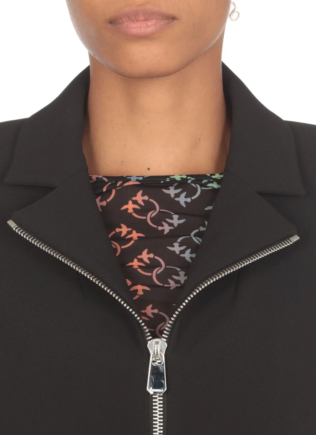  Pinko Giacca cropped in crepe 
