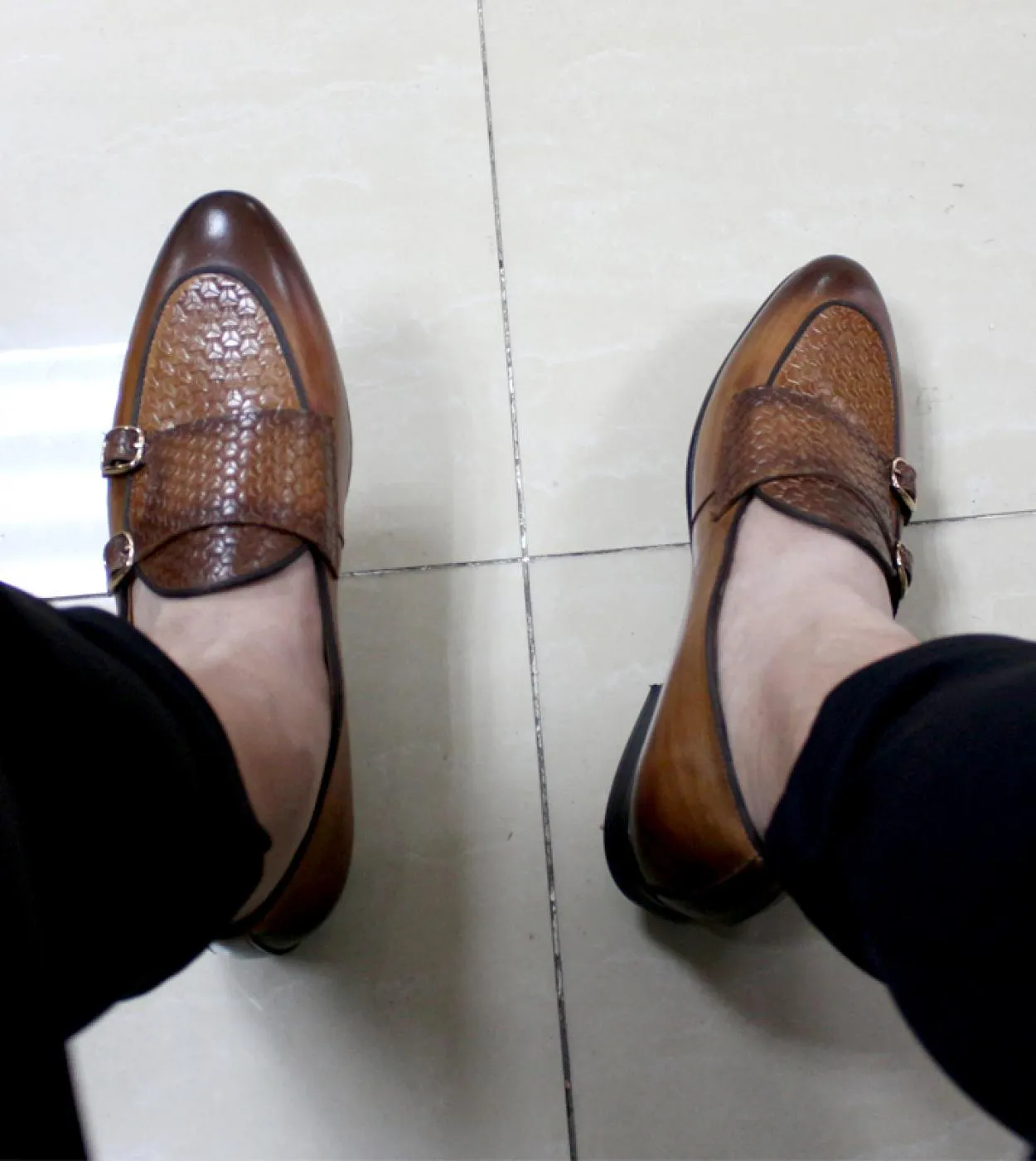 Scarpe con cinturino in vera pelle Scarpe da uomo in pelle da uomo Scarpe eleganti da uomo Taglia