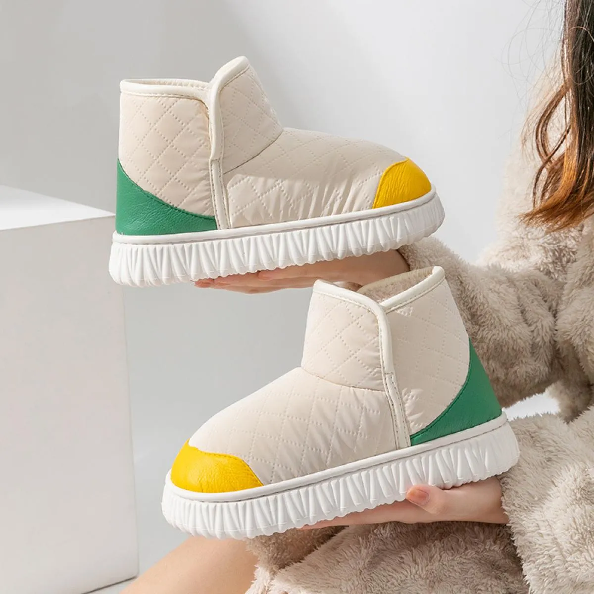 Scarpe di cotone Stivali da neve Stivali da neve invernali da donna Donna in cotone Novità Donna inverno
