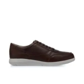Sneakers marroni uomo in pelle